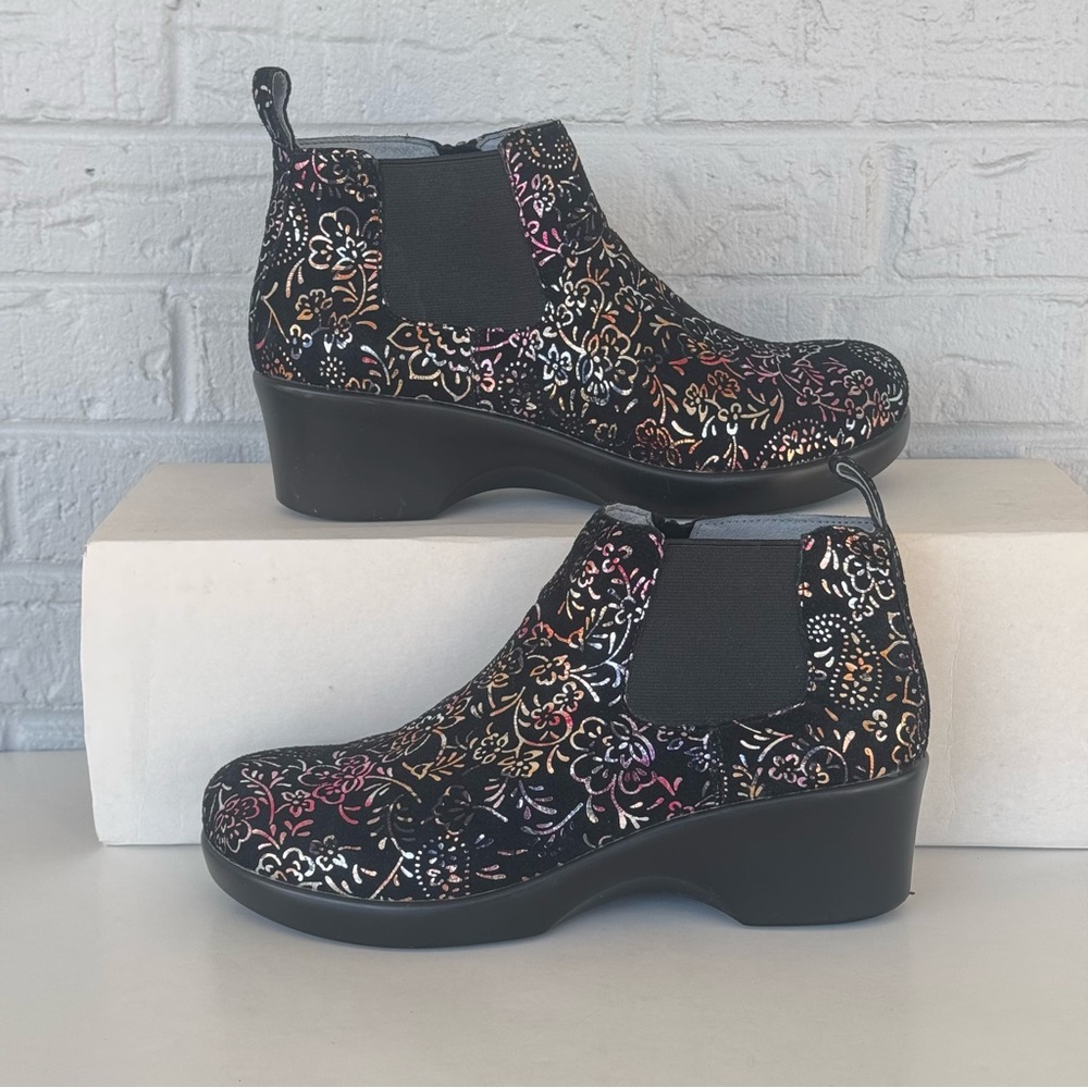 Alegria Ever Metal Sprigs Zip-Up Ankle Boots Women's 40 / 9.5 - Picture 14 of 14